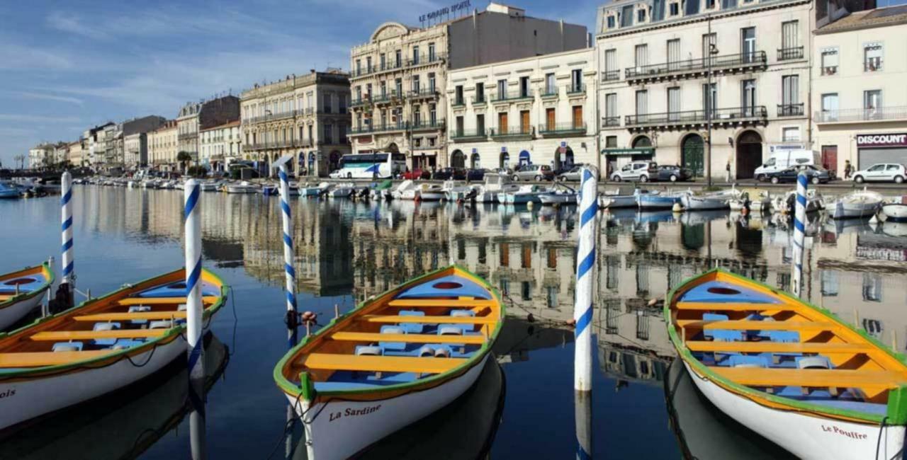Grand Appartement Sur Canal A 2 Pas Du Centre Ville De Sète Exterior foto